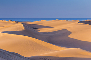 The beautiful Maspalomas sand dunes