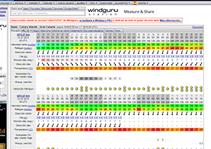 Wind Guru wind and wave forecasts website