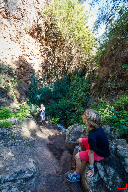 Hiking in the Barranco de los Cernicalos