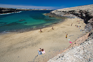 Agua Dulce nudist beach in east Gran Canaria