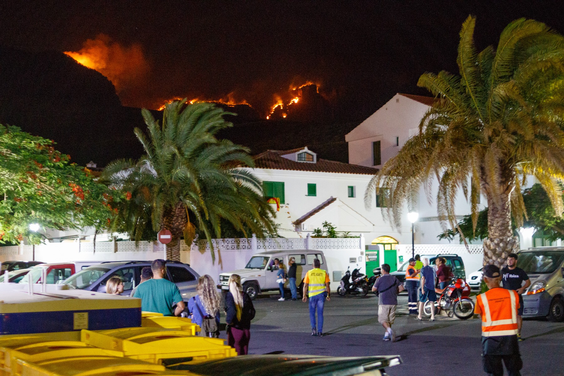 fire in Gran Canaria