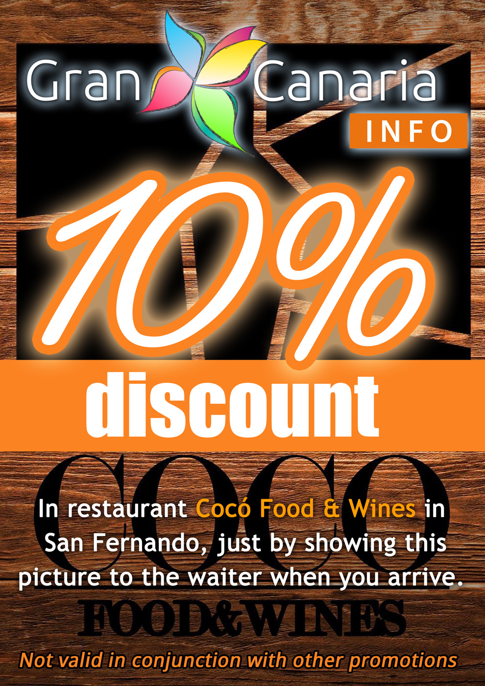 cocó food and wines 10 percent
