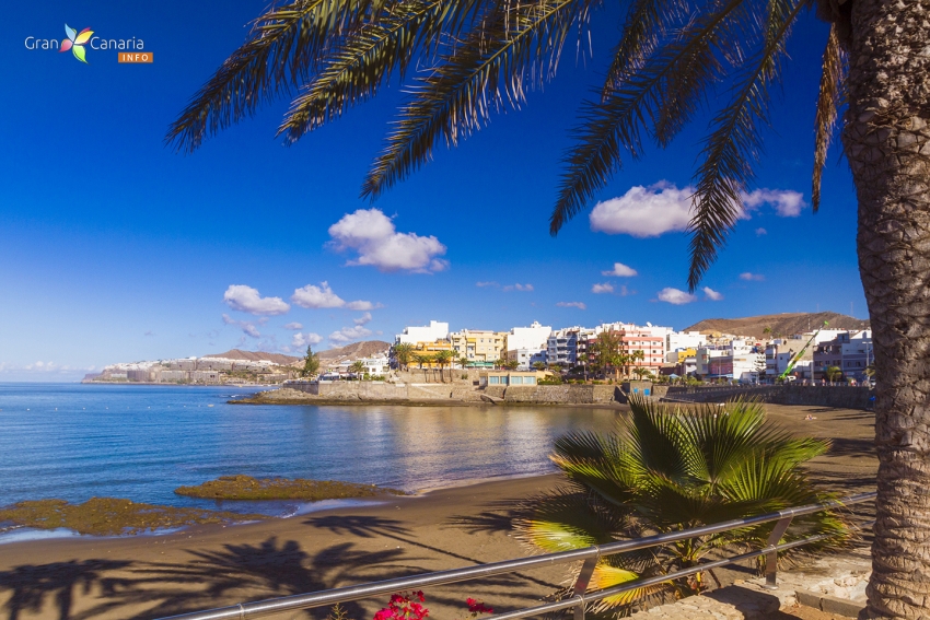 Fluffy clouds are typical in Gran Canaria in September