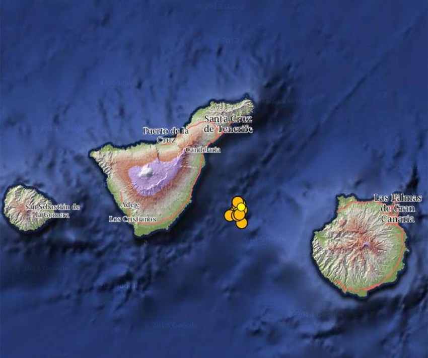 Scientists Study New Volcano Between Tenerife & Gran Canaria