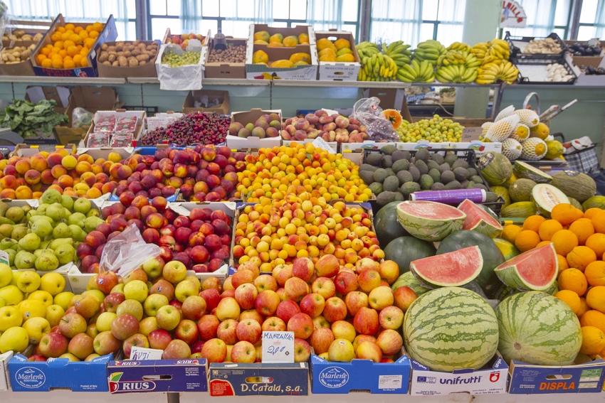 Fruit and veg at Gran Canaria&#039;s San Mateo market
