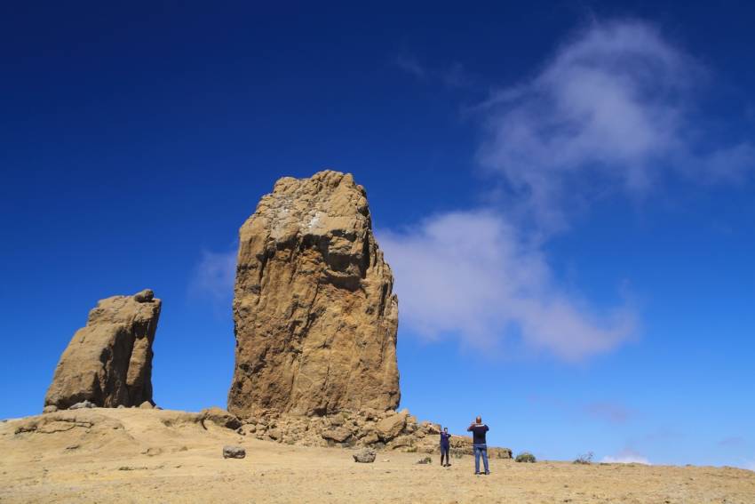 Gran Canaria's top icon: Roque Nublo rock