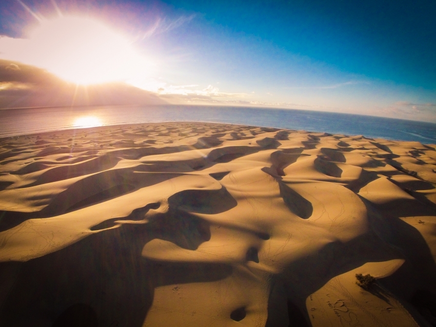 Top tourist spot: Gran Canaria&#039;s Maspalomas dunes