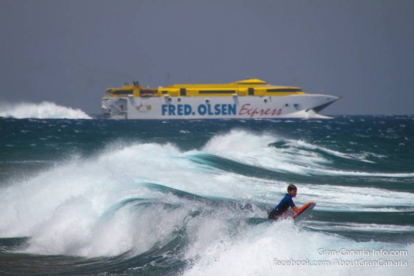 The Fred Olsen fast catamaran