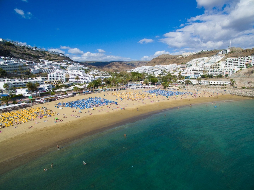 Sunny weather in south Gran Canaria this week