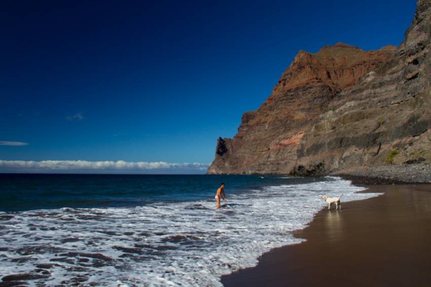 Güigüi beach in west Gran Canaria