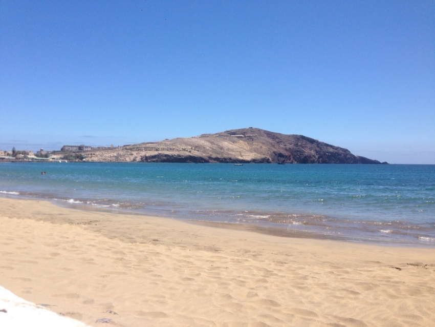 Gando Bay Beach in east Gran Canaria is military only